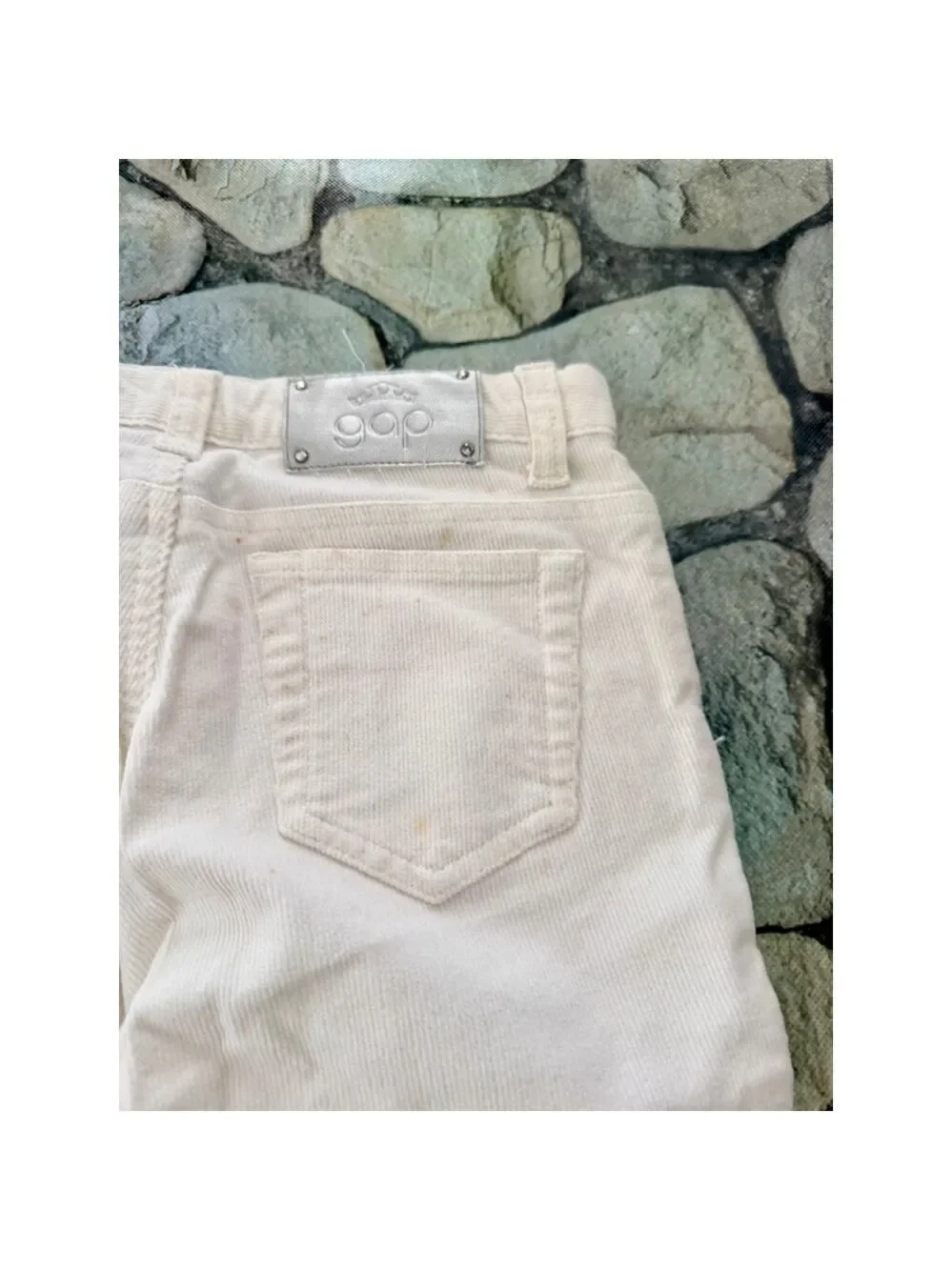 GAP WHITE CORDS-10 SLIM